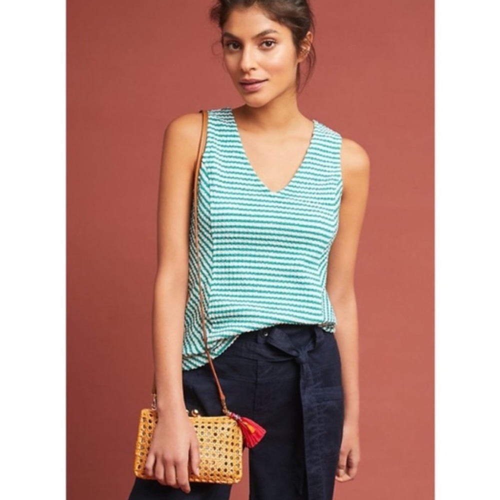 Maeve by Anthropologie Franconia Stripe Tank Top
